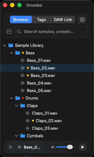 Crumble App Screenshot